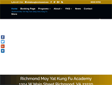 Tablet Screenshot of kungfurichmond.com